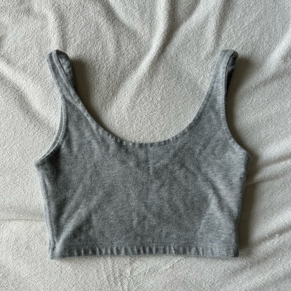 Brandy Melville Lydia top - grey